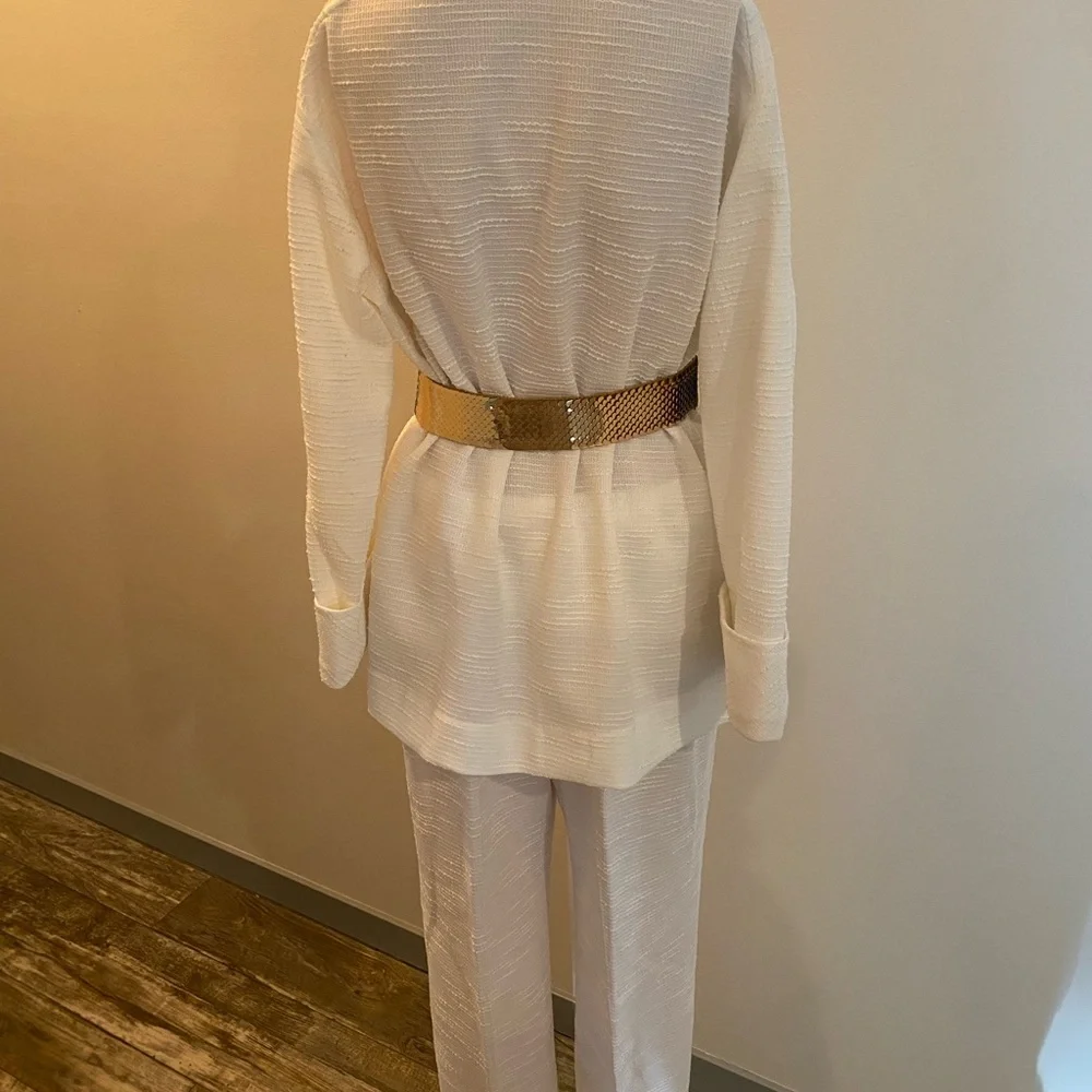 Vintage Designed Exclusively For Cabot White Pantsuit - Picture 3 of 10